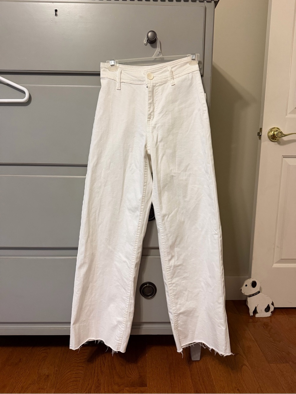 White Wide Leg Women’s Jeans - Classic High-Rise